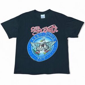 Vintage 1989 Aerosmith Pump Aero Force One Tour Merch T-shirt 20.5x24"